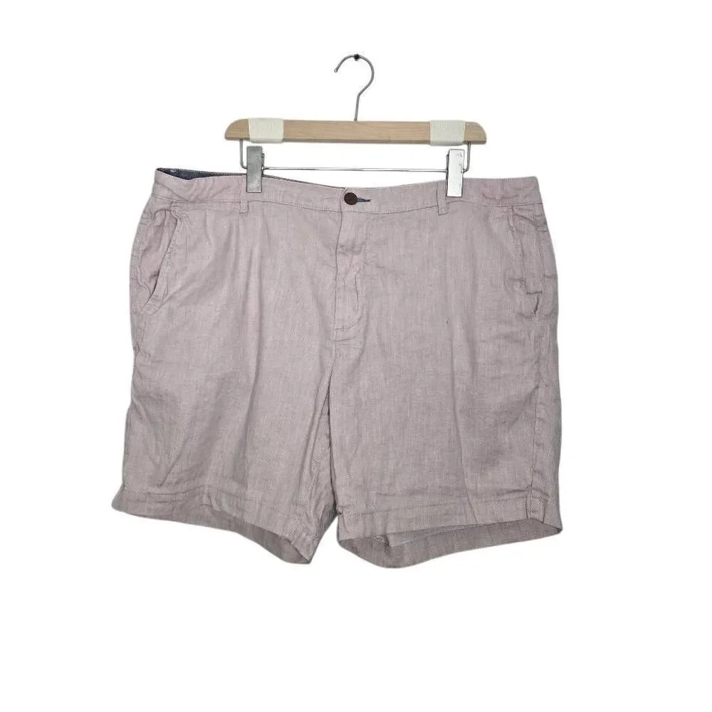 Faherty Shorts Linen Cotton Size 40 Men's Shorts Beach Casual
